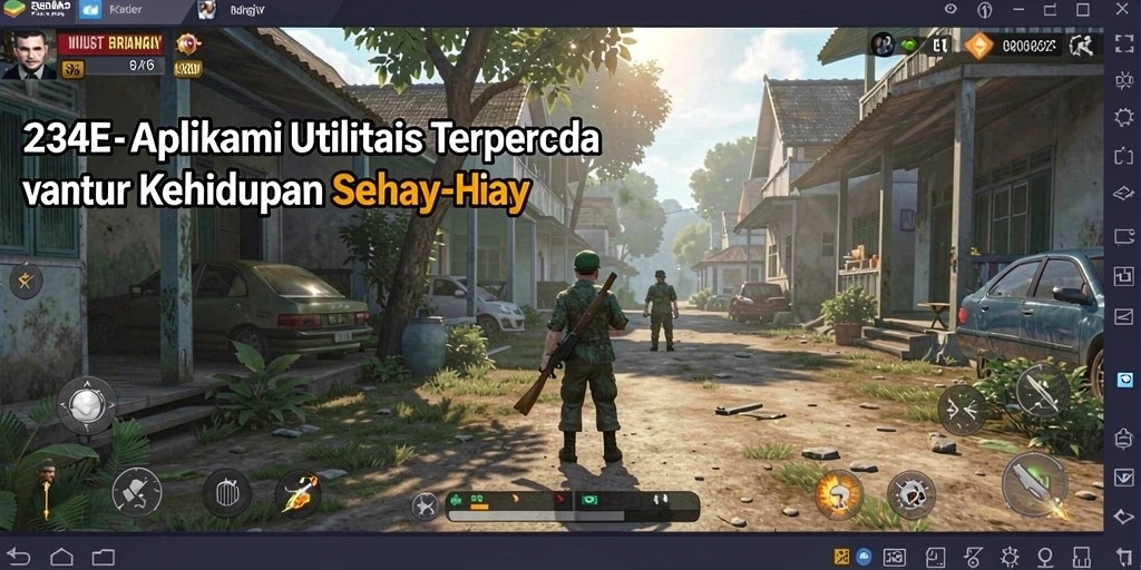 Tampilan antarmuka utama aplikasi 234E yang intuitif dan mudah digunakan.