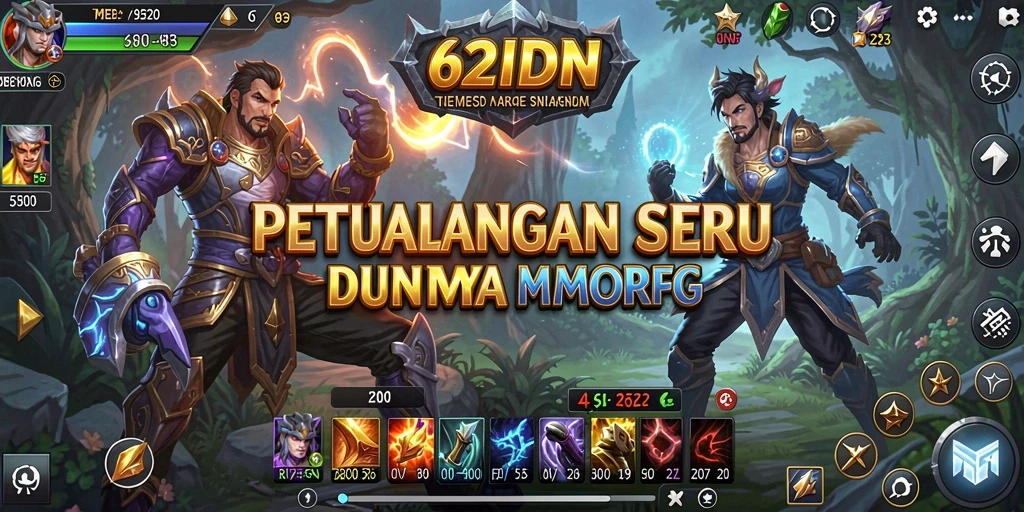 Tangkapan layar gameplay 62IDN yang menakjubkan dan mendebarkan.