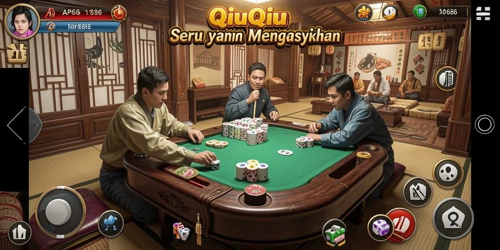 Screenshot gameplay QiuQiu yang seru dan menantang.