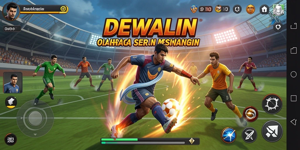 Tampilan gameplay yang mendebarkan di DEWALIN.
