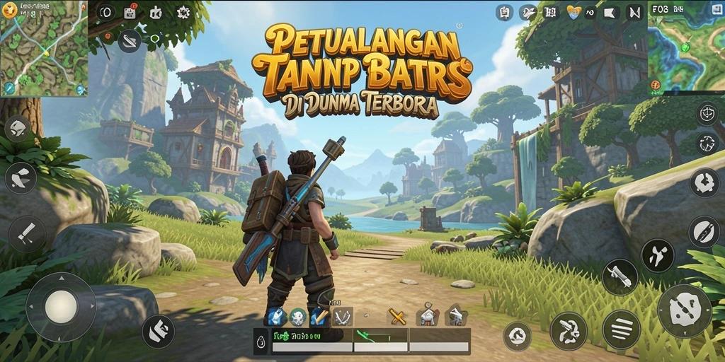 Gameplay F08 yang mendebarkan di dunia terbuka.