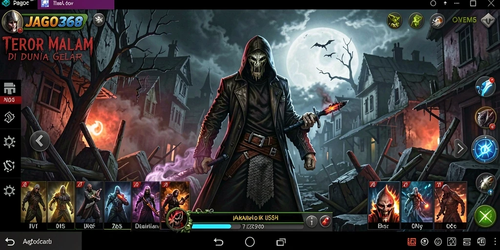 Tangkapan layar menampilkan aksi menegangkan dalam gameplay JAGO368.