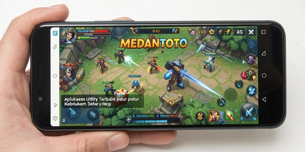 Screenshot MEDANTOTO memperlihatkan antarmuka aplikasi Utility yang intuitif.