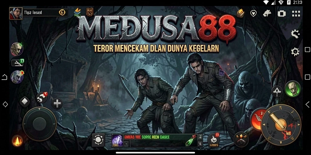 Tampilan gameplay yang mencekam dan penuh ketegangan.