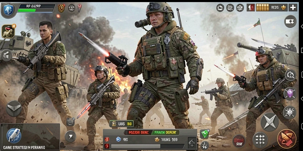 Tampilan menarik dari gameplay RP62RP yang penuh strategi.