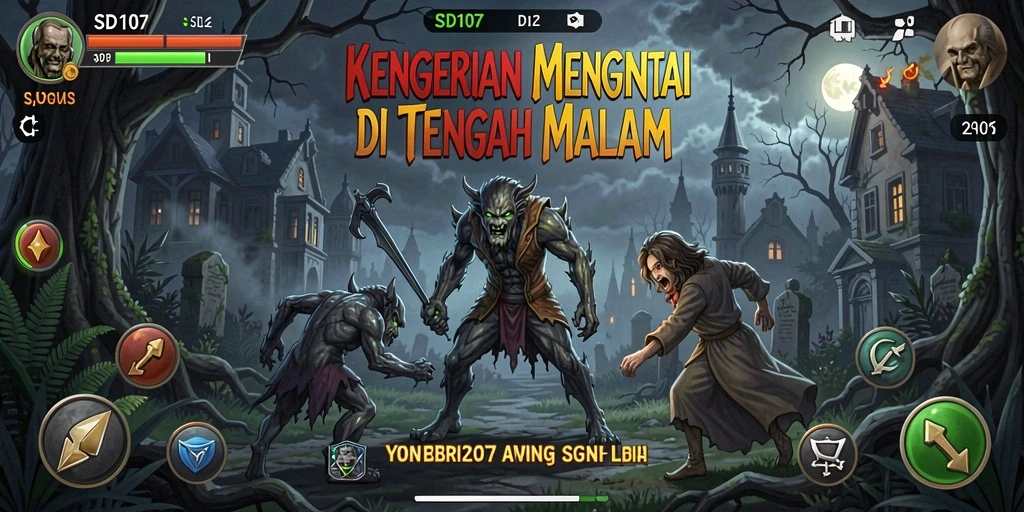 Tampilan gameplay menyeramkan di SD107 yang penuh ketegangan.