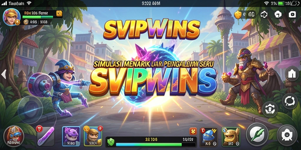 Tampilan gameplay menarik dari SVIPWINS yang menghadirkan simulasi seru.