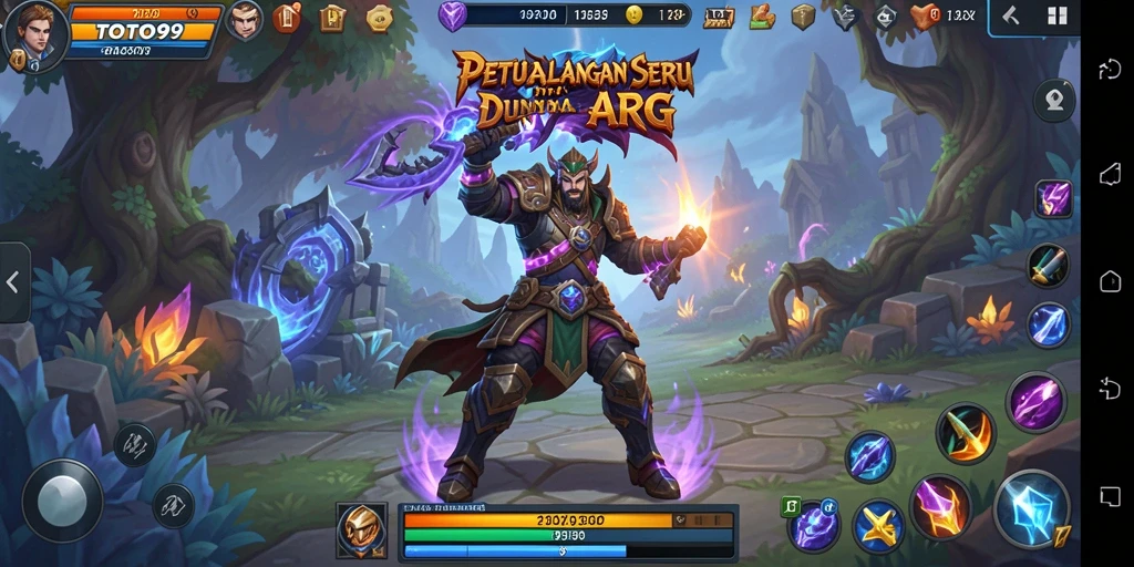 Screenshot gameplay TOTO99 menampilkan aksi seru dalam pertempuran ARPG.