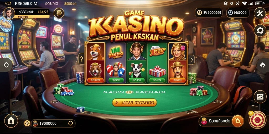 Gambaran gameplay seru di V21 Kasino, dengan grafis yang menakjubkan.