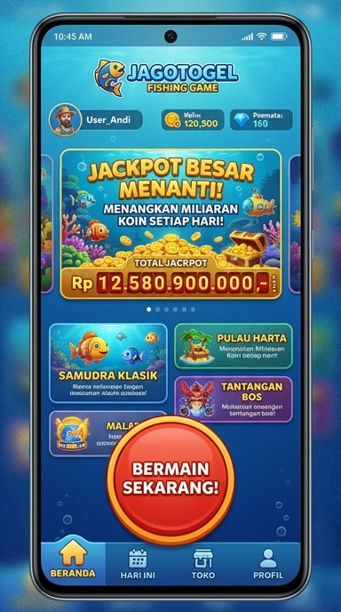 Contoh halaman detail aplikasi di platform JagoTogel.